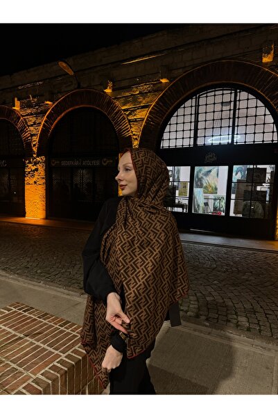 Dolce Εισαγόμενο μαλλί μεταξωτό σάλι με σχέδιο F – Casual, Δώρο, Γραφείο