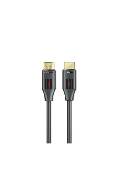 Promate ProLink4K60-300 HDMI 2.0 Cable - 3m, 4K@60Hz, 18Gbps, Ethernet, Gold-Plated, Black