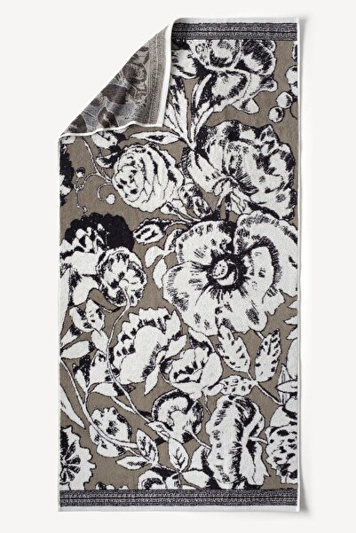 Cherx Caressa Yarn Dyed 2-Piece Bath Towel Set Stone 76X150