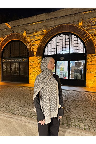 Dolce Εισαγόμενο μαλλί μεταξωτό σάλι με σχέδιο F – Casual, Δώρο, Γραφείο