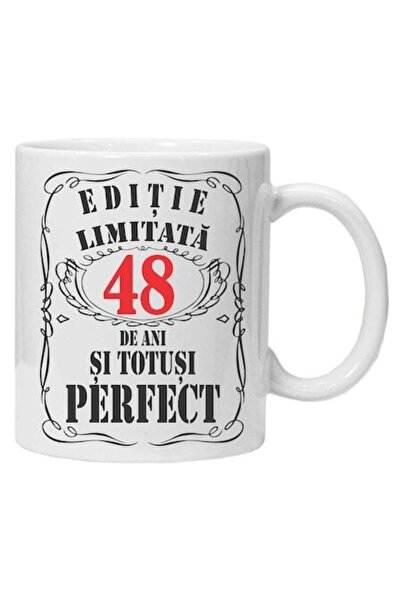 CRD PRINT Cană personalizată cu textul „ediție limitată”, 48 de ani, CRD PRIN...