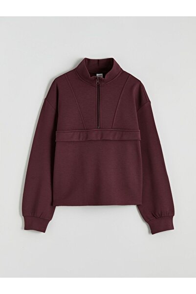 LC Waikiki Stand Collar Girl's Sweatshirt