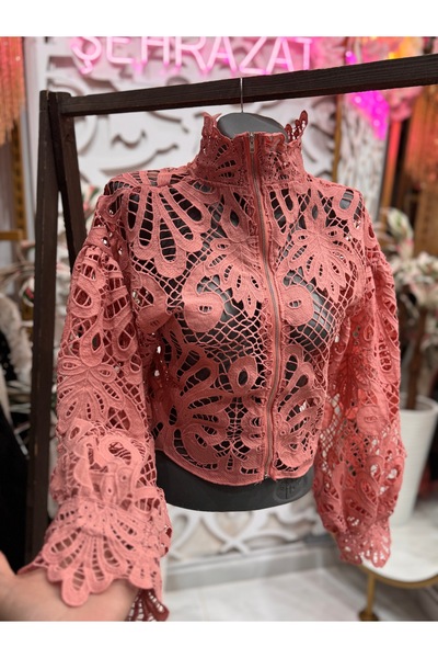 ŞEHRAZAT BUTİK Design Guipure Shirt