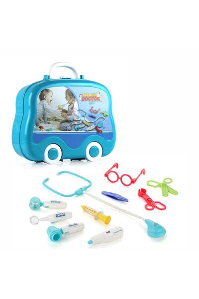 Chanak Premium 10-piece LED Doctor Play Set with Suitcase (Ages 3+)