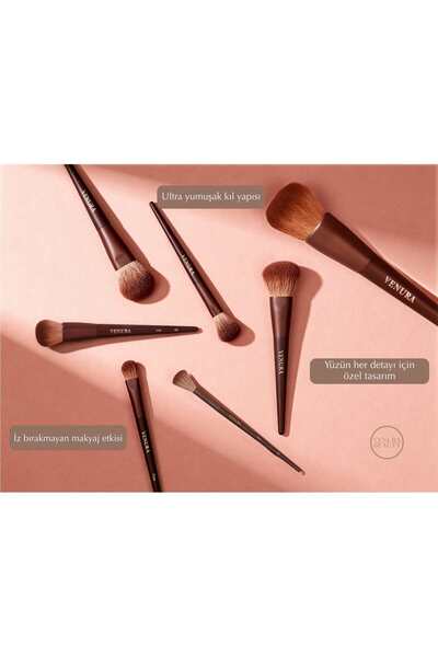 Venura Beauty 18'li Profesyonel Makyaj Fırça Seti