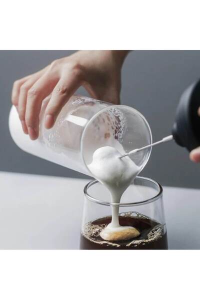 OEM Electric Milk Frother Mixer – 2 Heads, USB Rechargeable