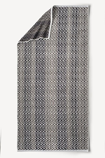 Cherx Zyon Yarn Dyed 2-Piece Bath Towel Set Stone 76X150