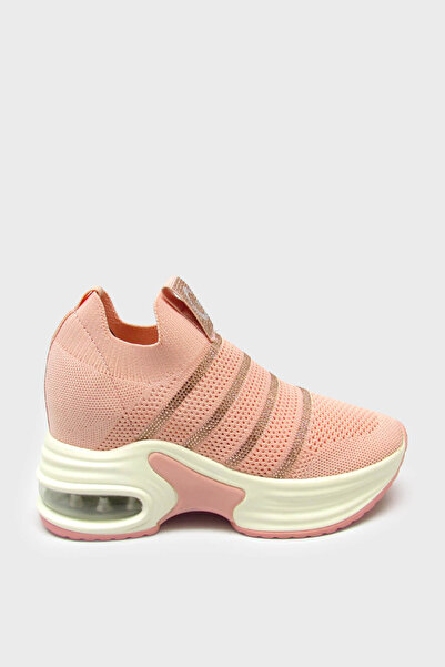 Guja Kadın Yazlık Gizli Topuk Spor Ayakkabı Pembe G23Y300-4