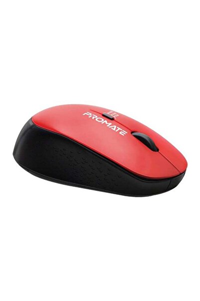 Promate Tracker 2.4G Wireless Mouse - Red, 800/1200/1600 DPI, Nano Receiver