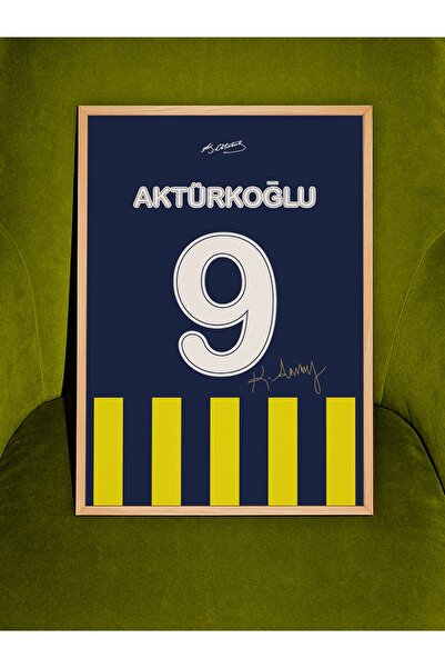 Base Concept Kerem Aktürkoğlu 9 İmzalı Poster Tablo (Çerçeveli)