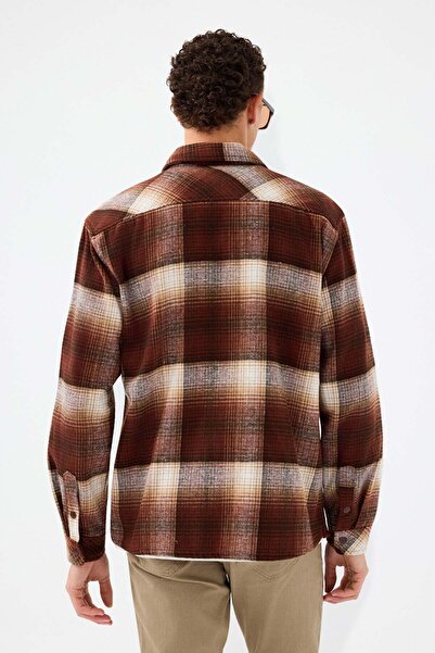 Loft Кафява мъжка риза LF2040991