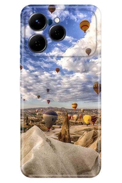 TECNO حافظة سبارك 40 4G (KM5n) مصنوعة من السيليكون الملون مطبوع TPU Urgup Cap...