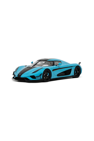 Gtspirit Macheta auto, KOENIGSEGG REGERA BLUE 2018 1:18