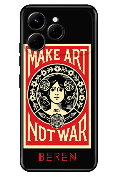 TECNO Spark 40 4g RetroTarz Kılıf Tema İsim Yazılı Kişiye Özel Silikon Kapak ...