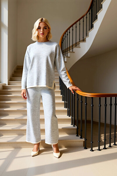 BENERLY طقم تريكو نسائي ذو قصة واسعة من الأسفل إلى الأعلى، عملي، متين، عالي ا...