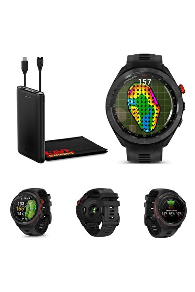 Garmin Erkekler için Approach S70 47MM Golf GPS Akıllı Saat, Hafif Dokunmatik...