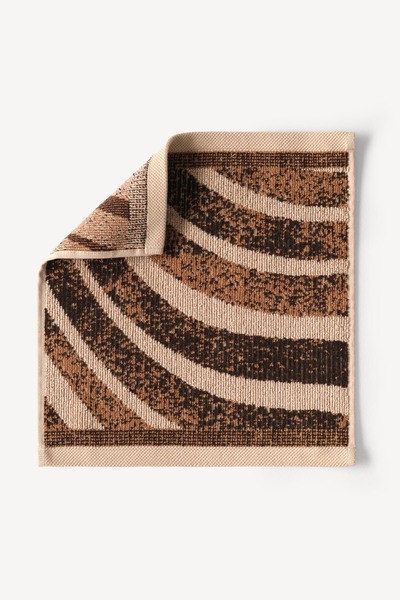 Cherx Набір з 6 гостьових рушників з фарбованою ниткою Pluma, карамель, 30x30