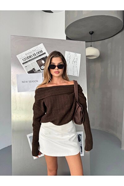 KECHİ WOMAN Madonna Collar Knitwear Blouse