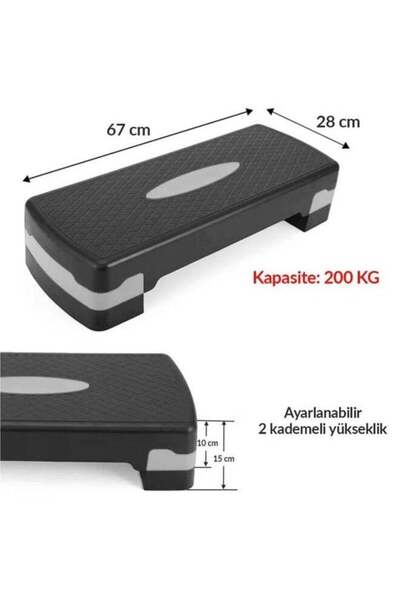 BLOOMING TIME Fitness Pedal Adjustable Aerobic Exercise Stepper