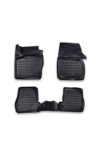 OEM Set de 4 covorașe 8D pentru Ford Focus III (2016-2019) cu clipsuri de podea