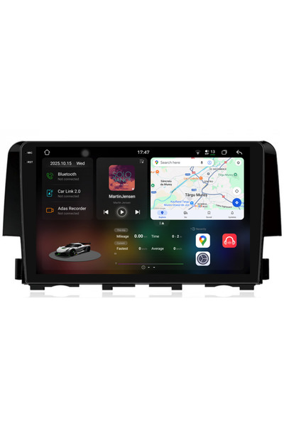 NavStore Navigatie Dedicata Honda Civic (2015-2021), 2K, 12Gb Ram, 256Gb Stoc...