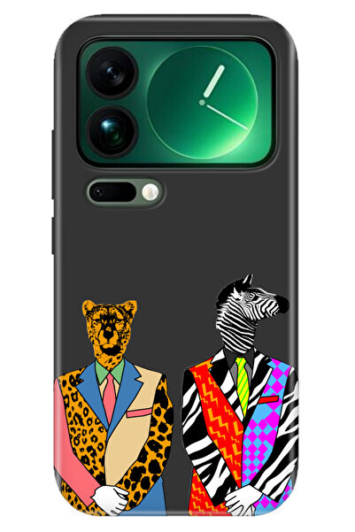 Cekuonline Xiaomi Mi 17 Pro Max Kılıf Renkli Silikon Baskılı TPU Zebra Kaplan...