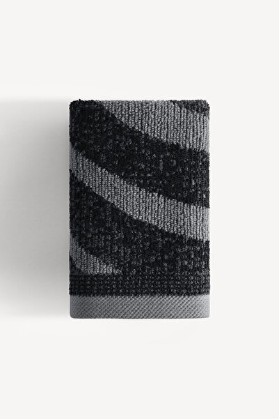 Cherx Набір з 6 гостьових рушників з фарбованою ниткою Pluma, антрацит, 30x30