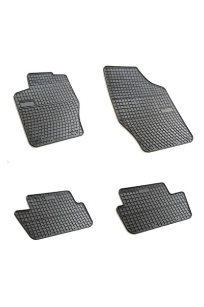 ART Set de 4 covorașe negre din cauciuc antiderapante pentru CITROEN C4 II (d...