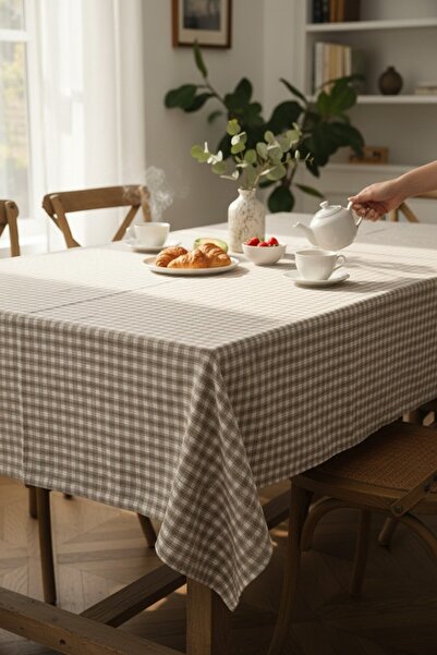Sofline 100% Cotton Checkered Table Cloth (170X170 cm) | Pötikare Picnic Mat