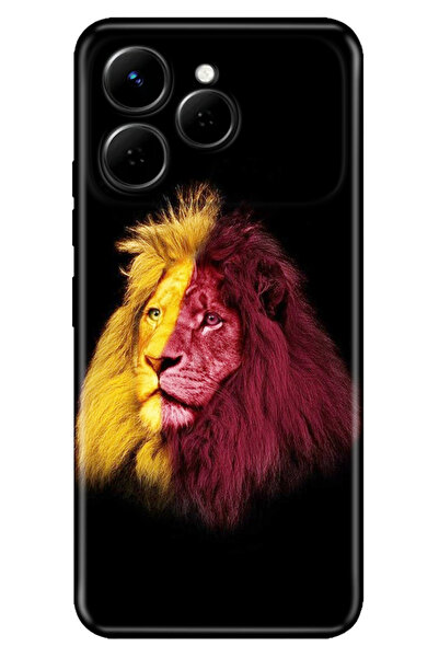 TECNO Spark 40 4G (KM5n) Kılıf Dekoratif Silikon Baskılı Kapak Gs5