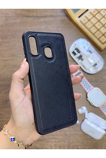 MTL Samsung Galaxy A20 / A30 Uyumlu Premium Deri Dokulu Darbelere Karşı Dayan...