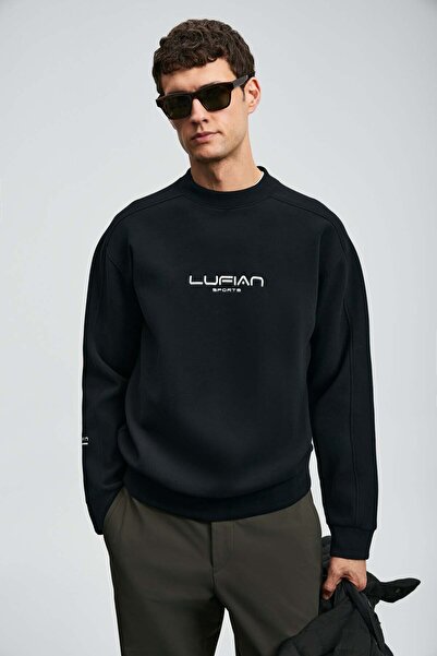 Lufian Dark Black Men's Sweatshirt 112030182