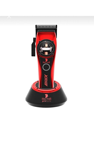 Hector Linear Motor X Japon Çelik Bıçaklı Kablosuz Tıraş Makinesi Kırmızı
