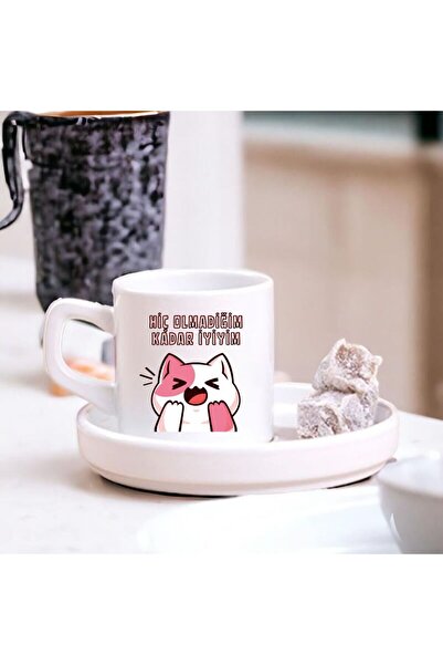 Çılgıntrend I'M so Good That I'M Not Even Real Designed Cute Cat Turkish Coff...