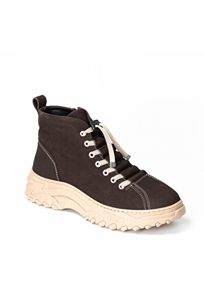 John May Γυναικείες / Κοριτσίστικες Μπότες MAR-25K-192-203 Καφέ Nubuck