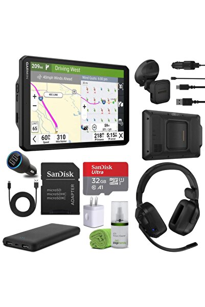 Garmin Dezl OTR820 GPS Kamyon Navigatörü 8" Dokunmatik Ekran, Yarı Kamyon Sürücüleri için Ticari GPS