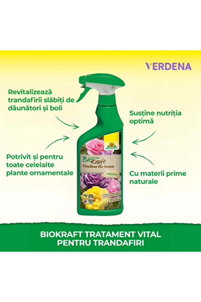 NEUDORF Activator/Biostimulator for Roses and Ornamental Plants, 500 ml, Fast Revitalization - Neudorff