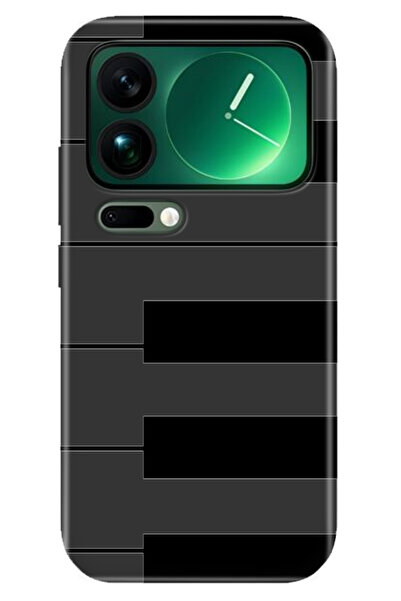 Cekuonline Xiaomi Mi 17 Pro Max Kılıf Renkli Silikon Baskılı TPU Piyano