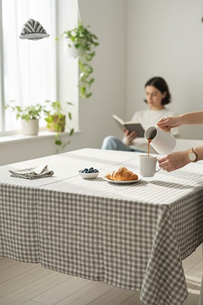 Sofline 100% Cotton Checkered Table Cloth (170X170 cm) | Pötikare Picnic Mat
