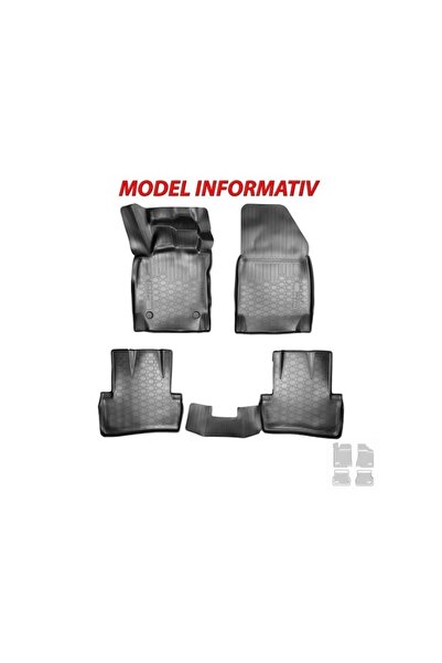 OEM Set de 4 covorașe auto din cauciuc tip tavă pentru Kia Sportage 5 NQ5 (2021->), negre