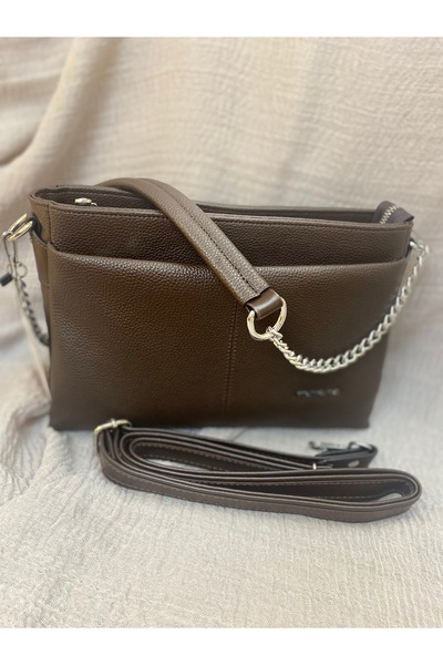 GOLDEN POLO ÇOK BÖLMELİ ZİNCİR DETAYLI ÇANTA