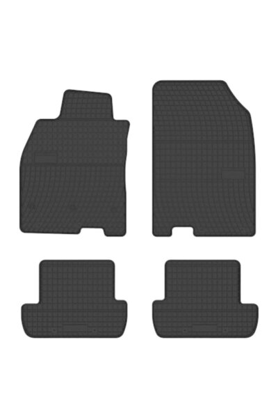 OEM Set of 4 dedicated car floor mats for RENAULT MEGANE III 2008-2015, black non-slip high-density rubb