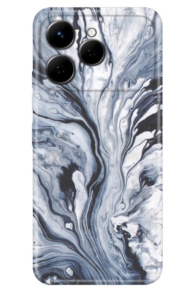 TECNO Case for Spark 40 4g (Km5N) Color Silicone Printed Tpu Luxury Marble