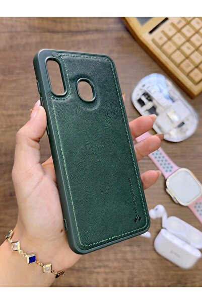 MTL Samsung Galaxy A20 / A30 Uyumlu Premium Deri Dokulu Darbelere Karşı Dayan...