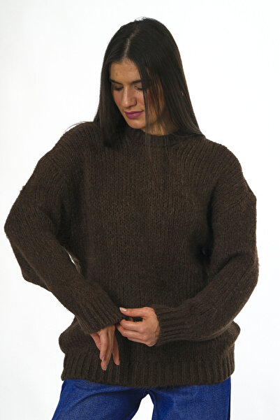 ABBRA Γυναικείο πουλόβερ με μακριά μανίκια