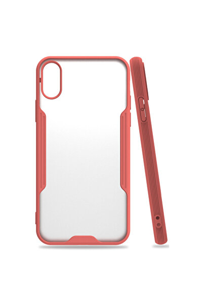 ceppark Newface iPhone X Case Platinum Silicone - Pink