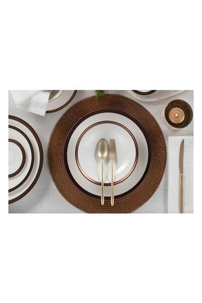 Porland Copper Line 27 Parça 6 Kişilik Yemek Takımı