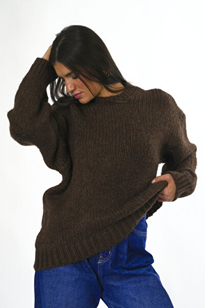 ABBRA Γυναικείο πουλόβερ με μακριά μανίκια