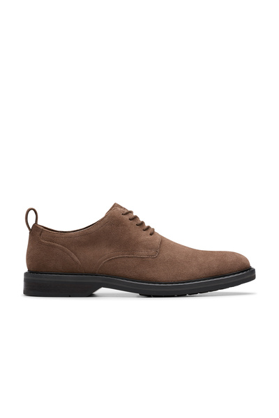 CLARKS Men's Brown Aldwin Lace Lace Up