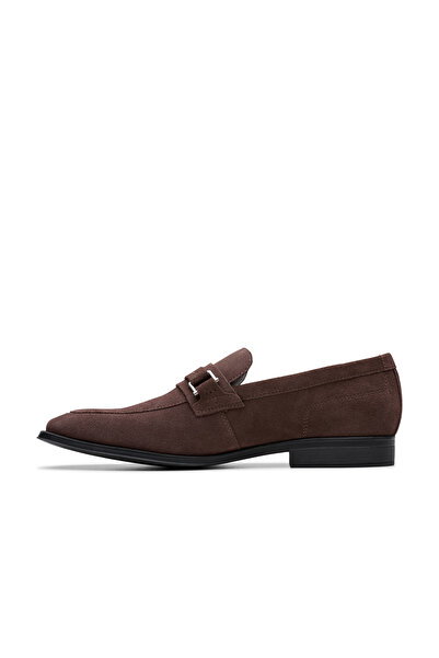 CLARKS Men's Dark Brown Paulton Lo Slip On